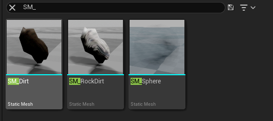 Showing Search using the SM_ prefix